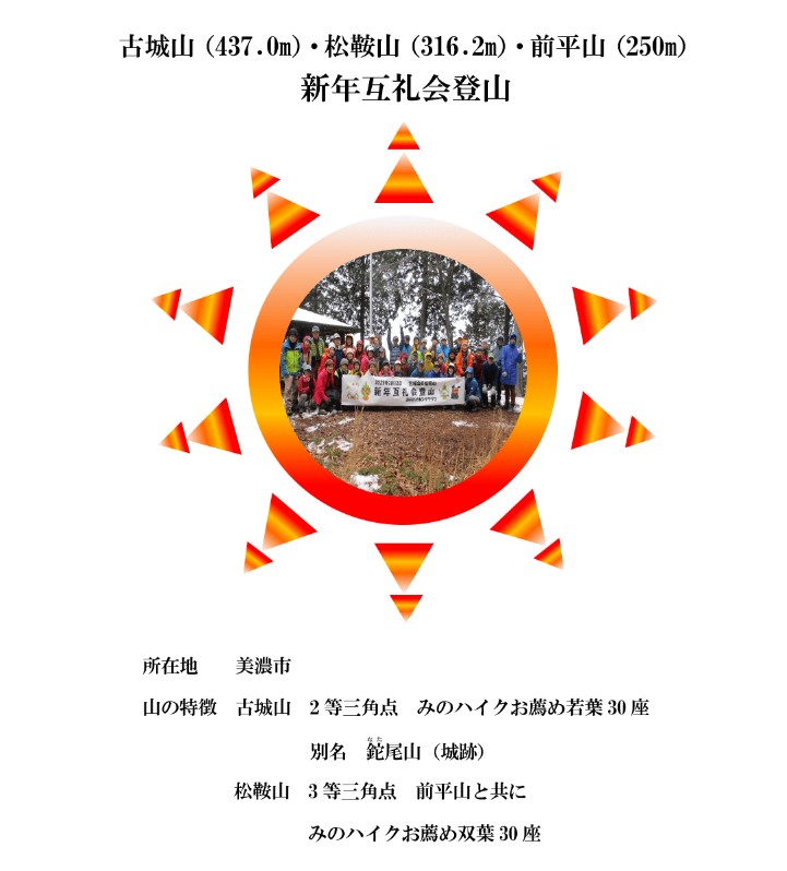 クラブ山行(2025.1.12)